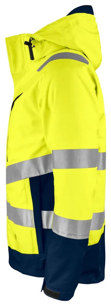 6445 3-IN-1 FUNKTIONSJACKE EN ISO 20471 KLASSE 3/2 - Gelb/Marine