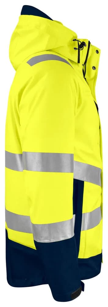 6445 3-IN-1 FUNKTIONSJACKE EN ISO 20471 KLASSE 3/2 - Gelb/Marine