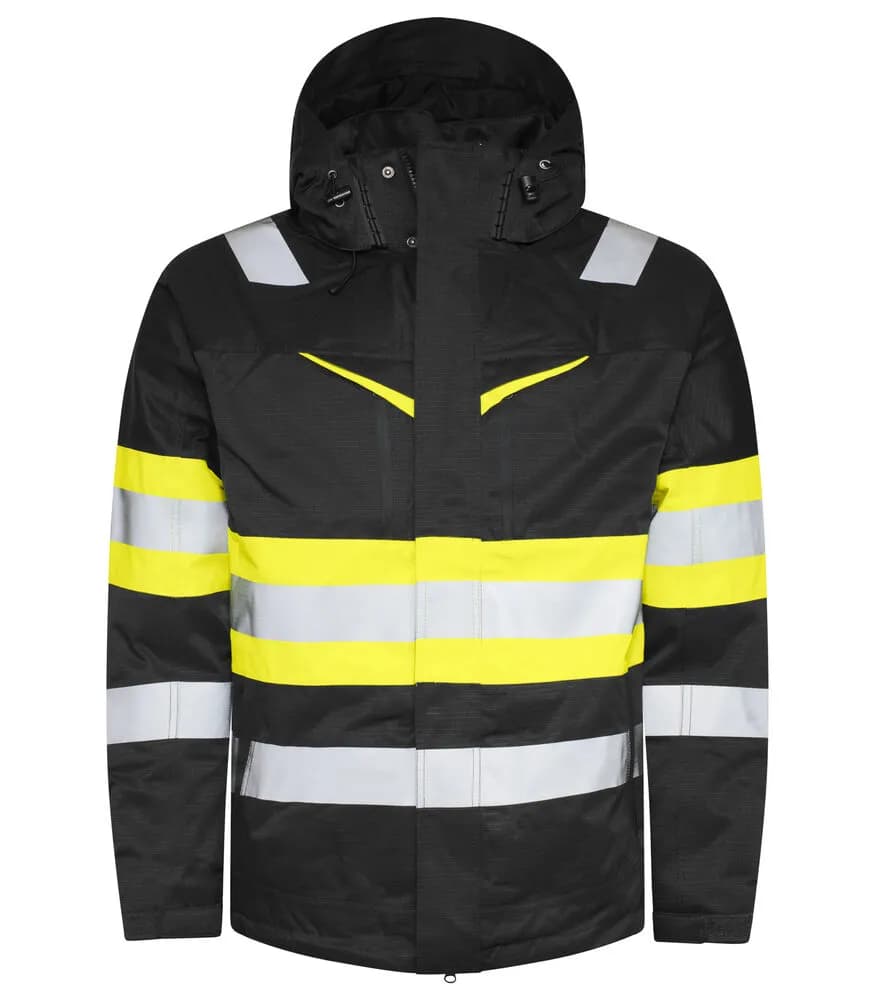 6454 FUNKTIONSJACKE EN ISO 20471 KLASSE 1 - Gelb/Schwarz