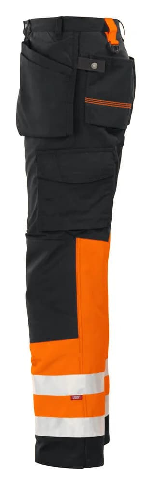 6502 ARBEITSHOSE EN ISO 20471 KLASSE 1 - Orange/Schwarz