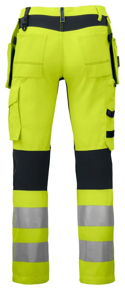 6513 ARBEITSHOSE EN ISO 20471 KLASSE 2/1 - Gelb/Schwarz