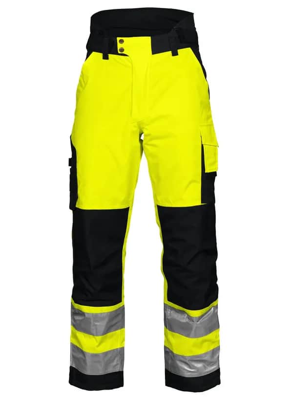 6514 GEFÜTTERTE HOSE HV EN ISO 20471 KLASSE 2 - Gelb/Schwarz