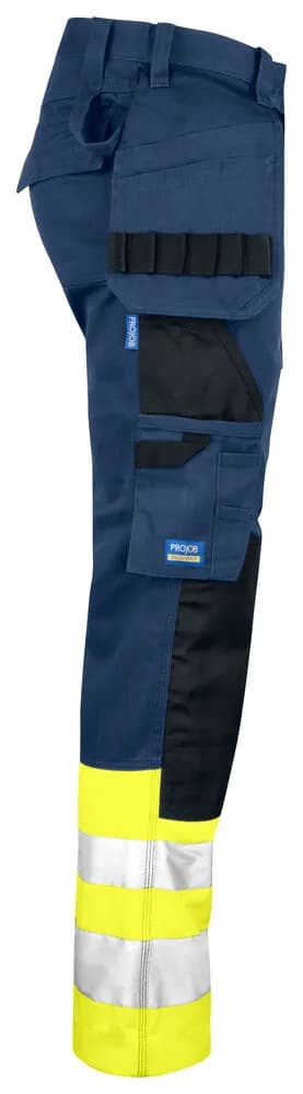 6530 ARBEITSHOSE EN ISO 20471 KLASSE 1 - Gelb/Marine
