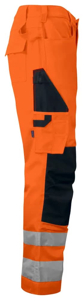 6532 ARBEITSHOSE EN ISO 20471 KLASSE 2 - Orange/Schwarz