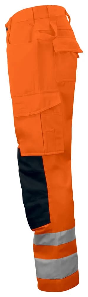 6532 ARBEITSHOSE EN ISO 20471 KLASSE 2 - Orange/Schwarz