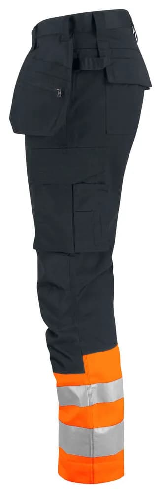 6534 ARBEITSHOSE EN ISO 20471 KLASSE 1 - Orange/Schwarz