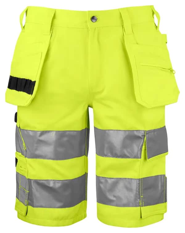 6535 SHORTS EN ISO 20471 KLASSE 2/1 - Gelb/Schwarz
