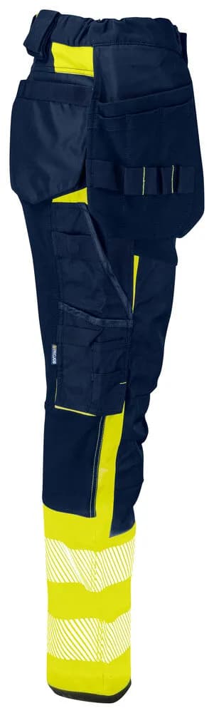 6543 ARBEITSHOSE DAMEN EN ISO 20471 KLASSE 1 - Gelb/Marine