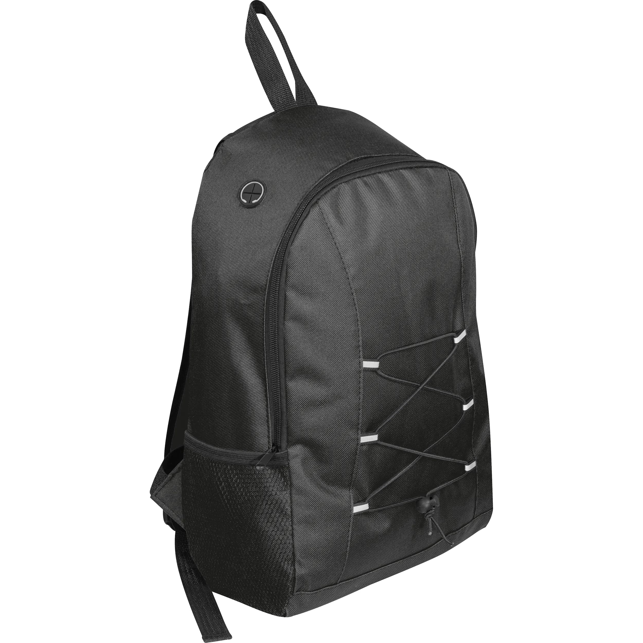 Rucksack aus recyceltem Polyester IRMA - schwarz