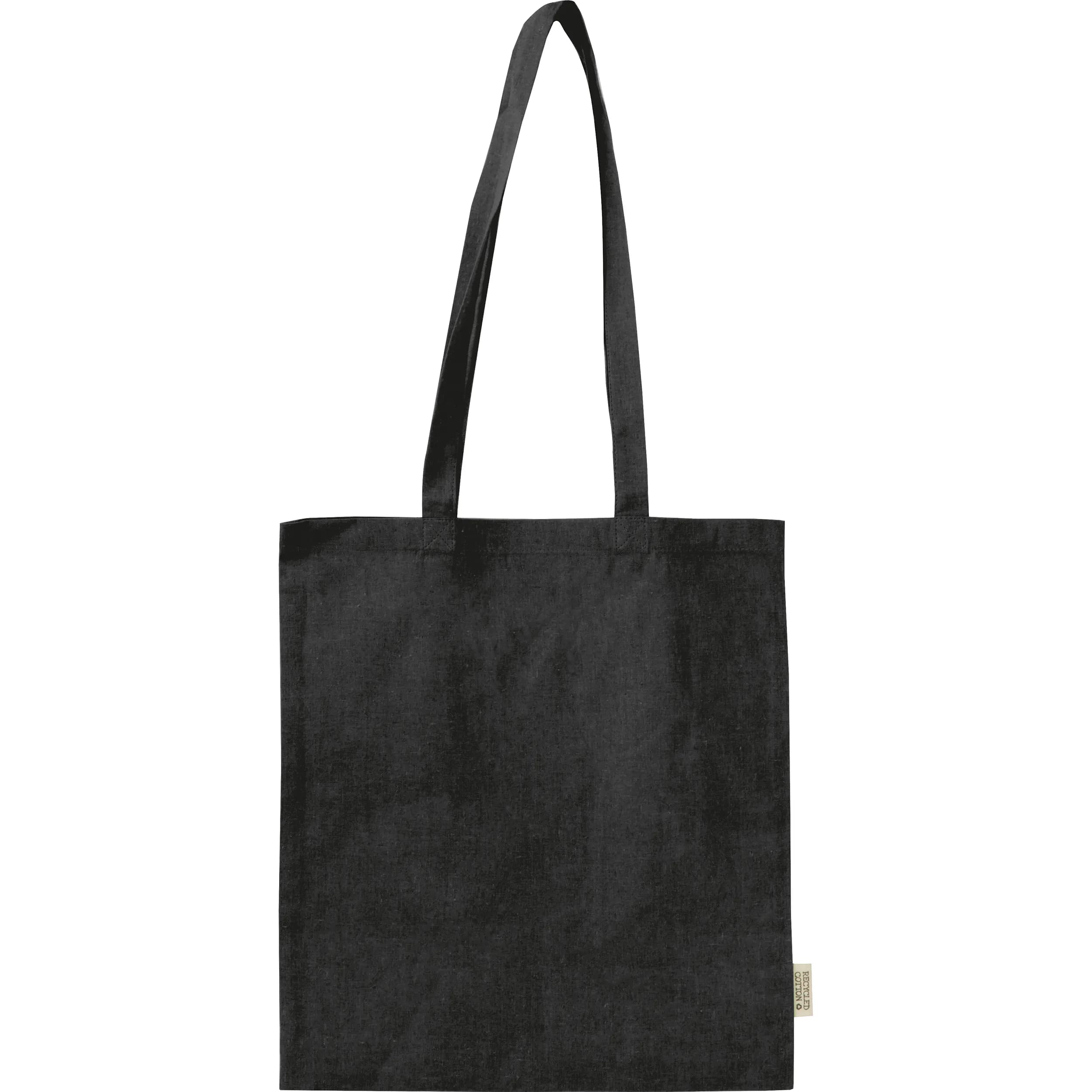 Einkaufstasche aus recycelter Baumwolle und RPET GLEN - schwarz