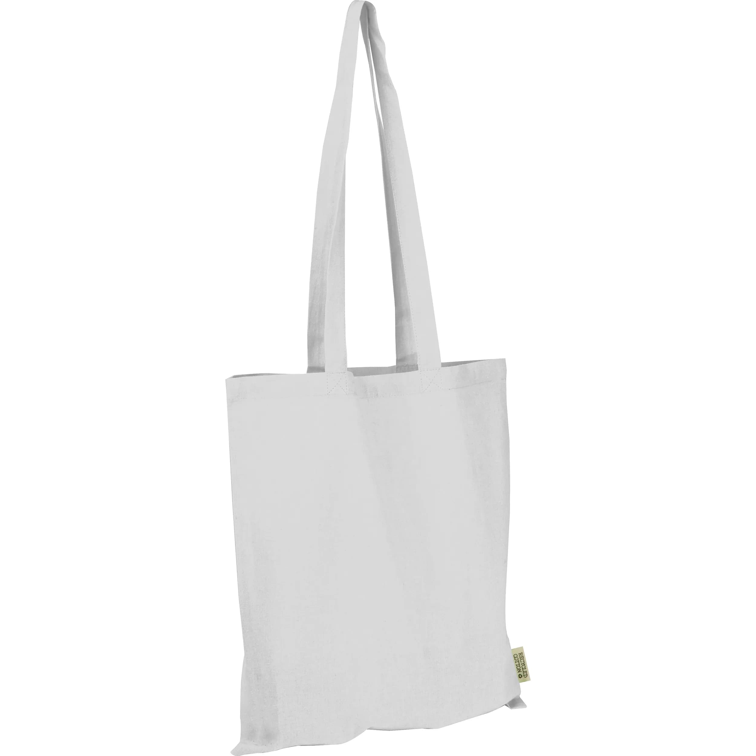 Einkaufstasche aus recycelter Baumwolle und RPET GLEN - weiss