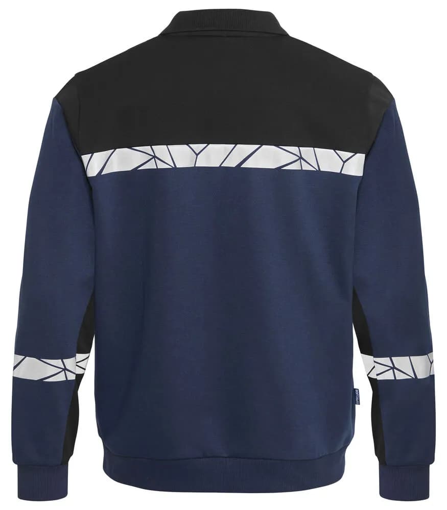 7100 POLO DA SWEATSHIRT - Marine/schwarz