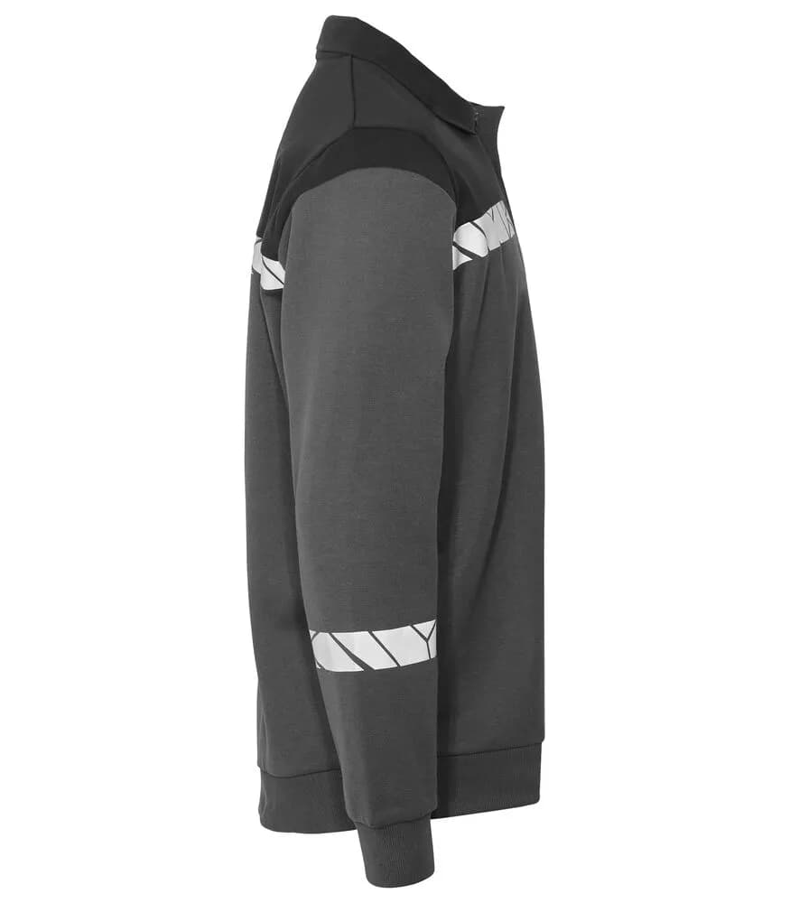 7100 POLO DA SWEATSHIRT - Grau/schwarz