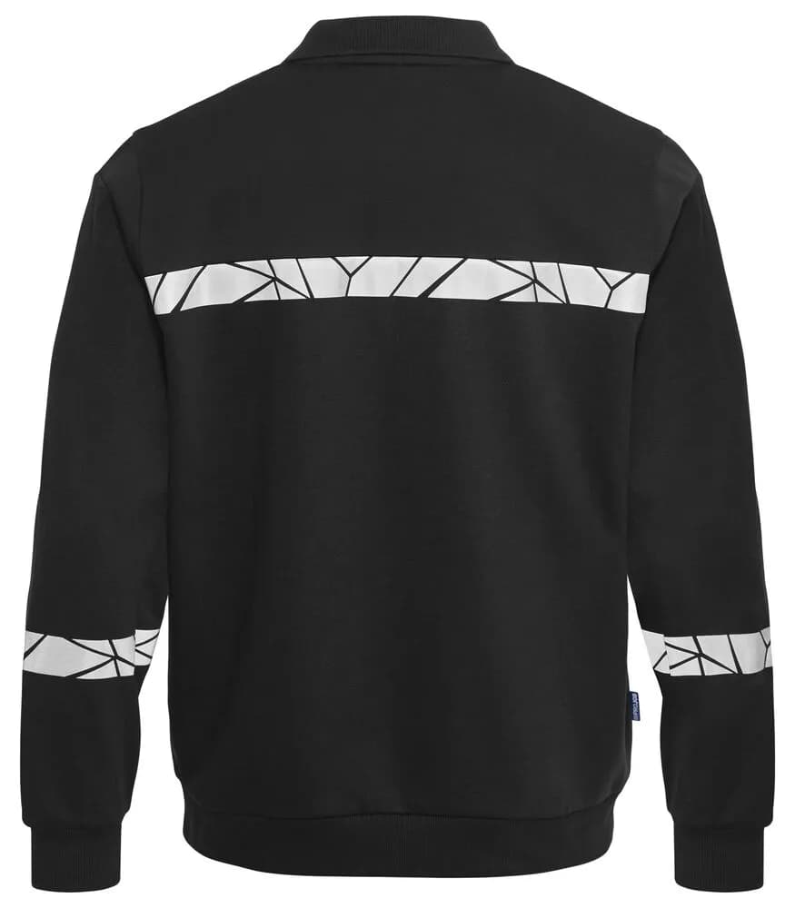 7100 POLO DA SWEATSHIRT - Schwarz/schwarz