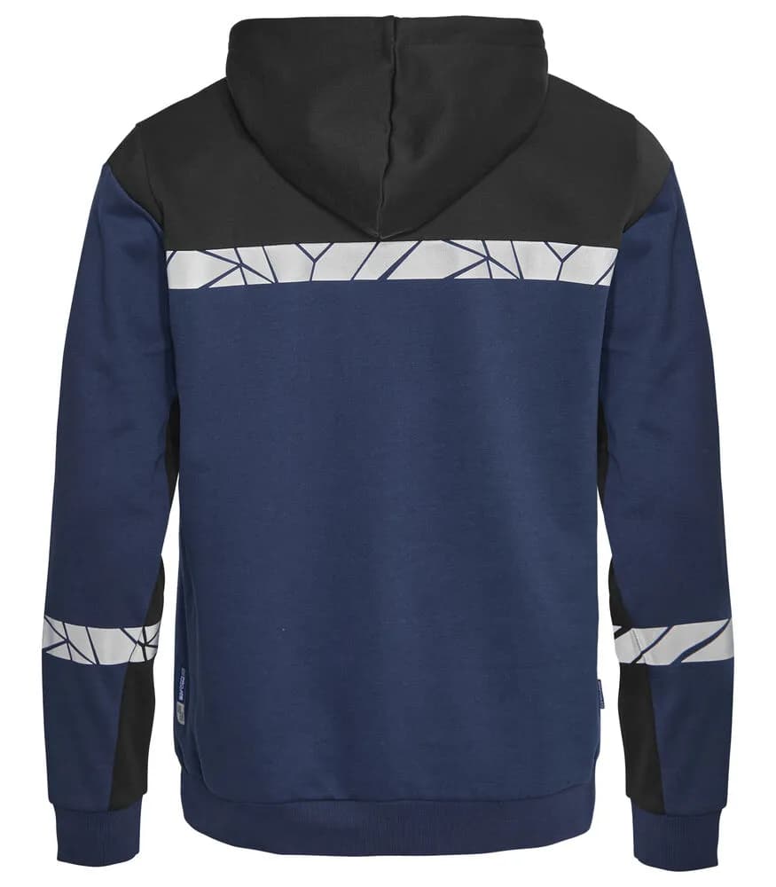 7104 KAPUZENJACKE 1/2 ZIP - Marine/schwarz