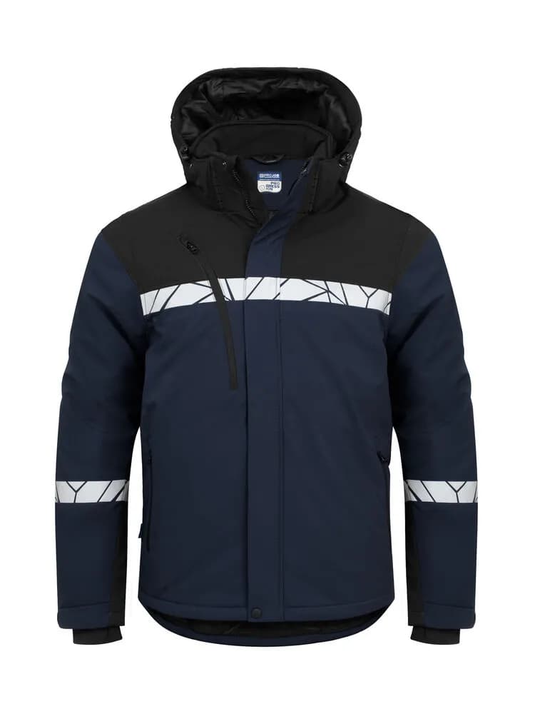 7413 WATTIERTE SOFTSHELL JACKE - Marine/schwarz