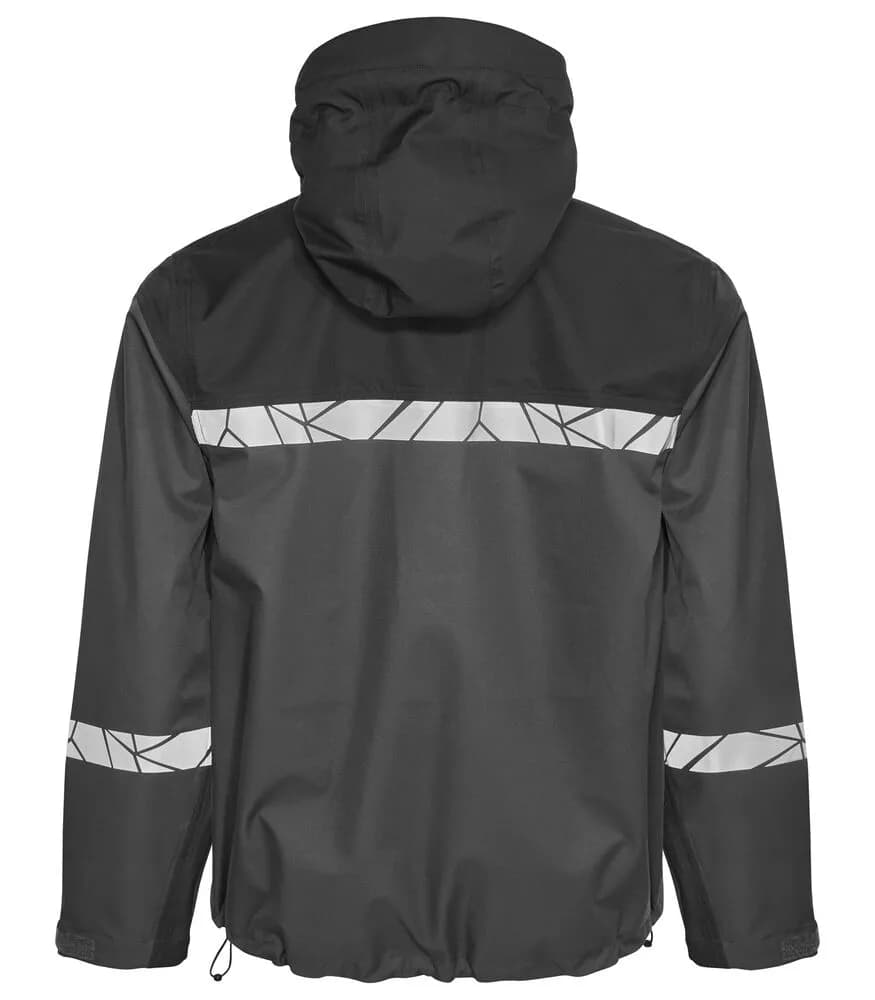7414 SHELLJACKE - Grau/schwarz