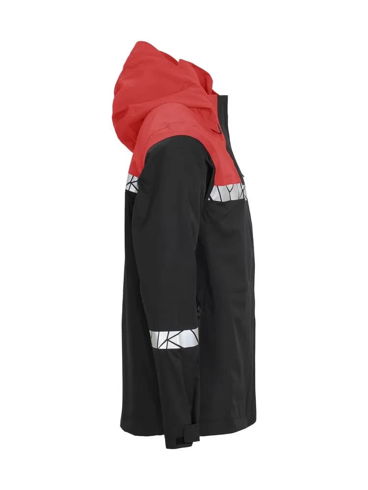 7414 SHELLJACKE - Schwarz/rot