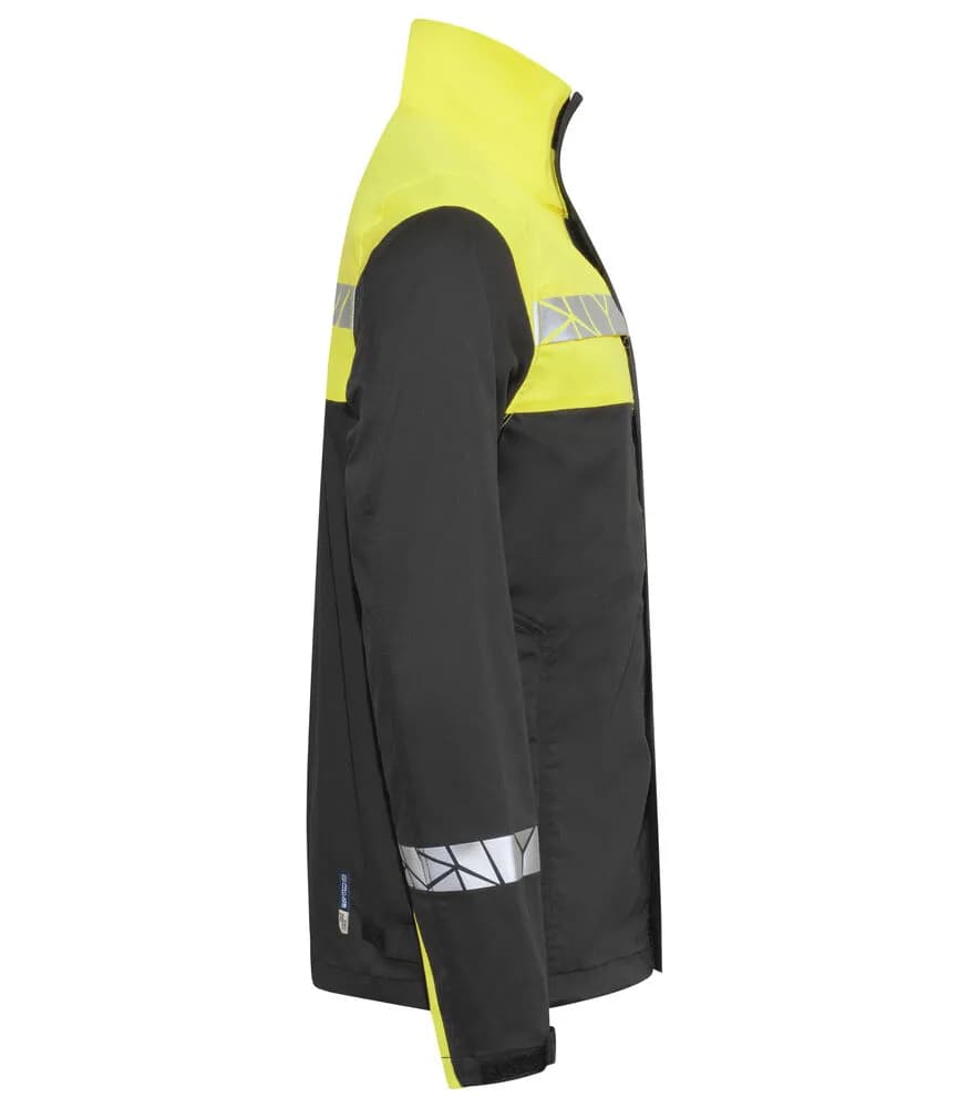 7416 ARBEITSJACKE - Schwarz/gelb