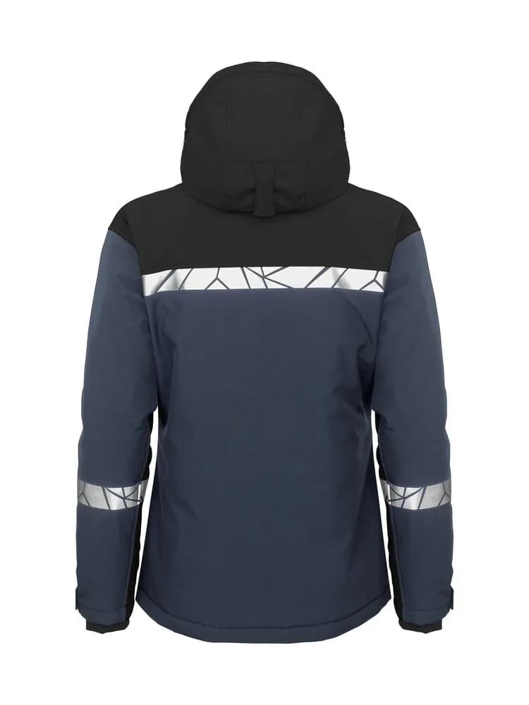 7417 DAMEN SOFTSHELL JACKE - Marine/schwarz