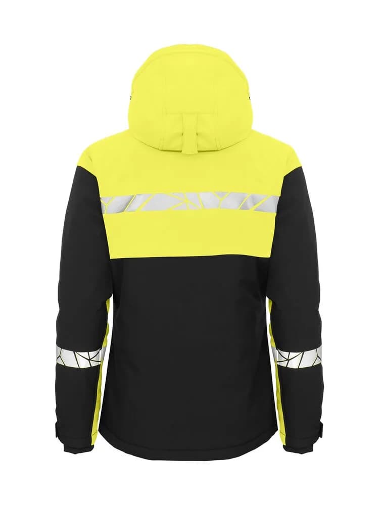 7417 DAMEN SOFTSHELL JACKE - Schwarz/gelb