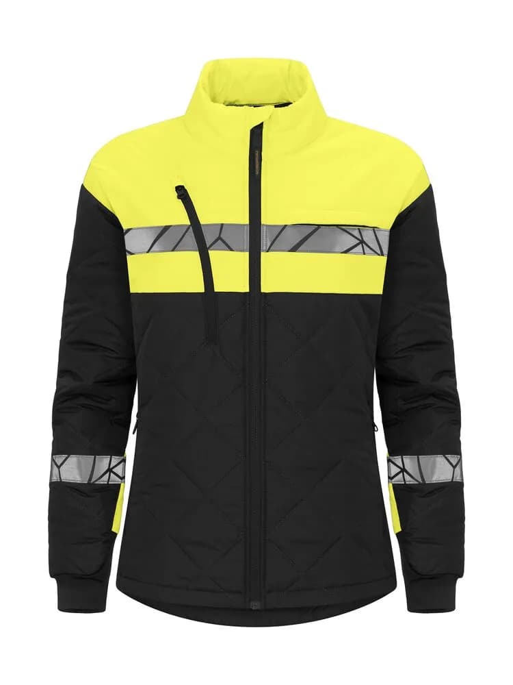 7421 LEICHTE DAMEN JACKE - Schwarz/gelb