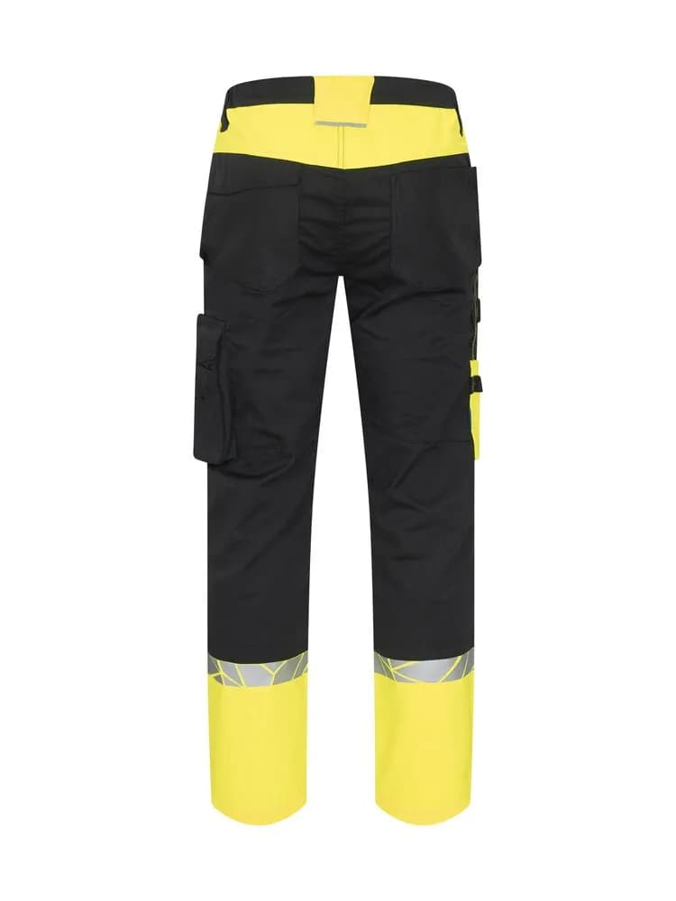 7508 ARBEITSHOSE (Taschen für Knieschutzer) - Schwarz/gelb