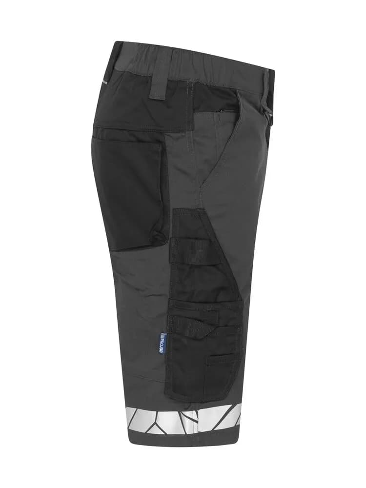 7510 ARBEITSKURZHOSE STRETCH - Grau/schwarz