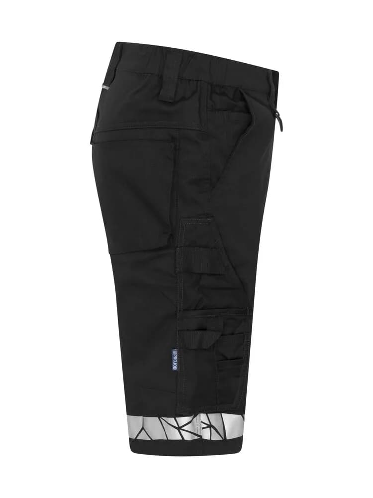 7510 ARBEITSKURZHOSE STRETCH - Schwarz/Schwarz