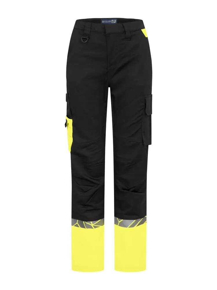 7511 DAMEN SERVICE HOSE - Schwarz/gelb