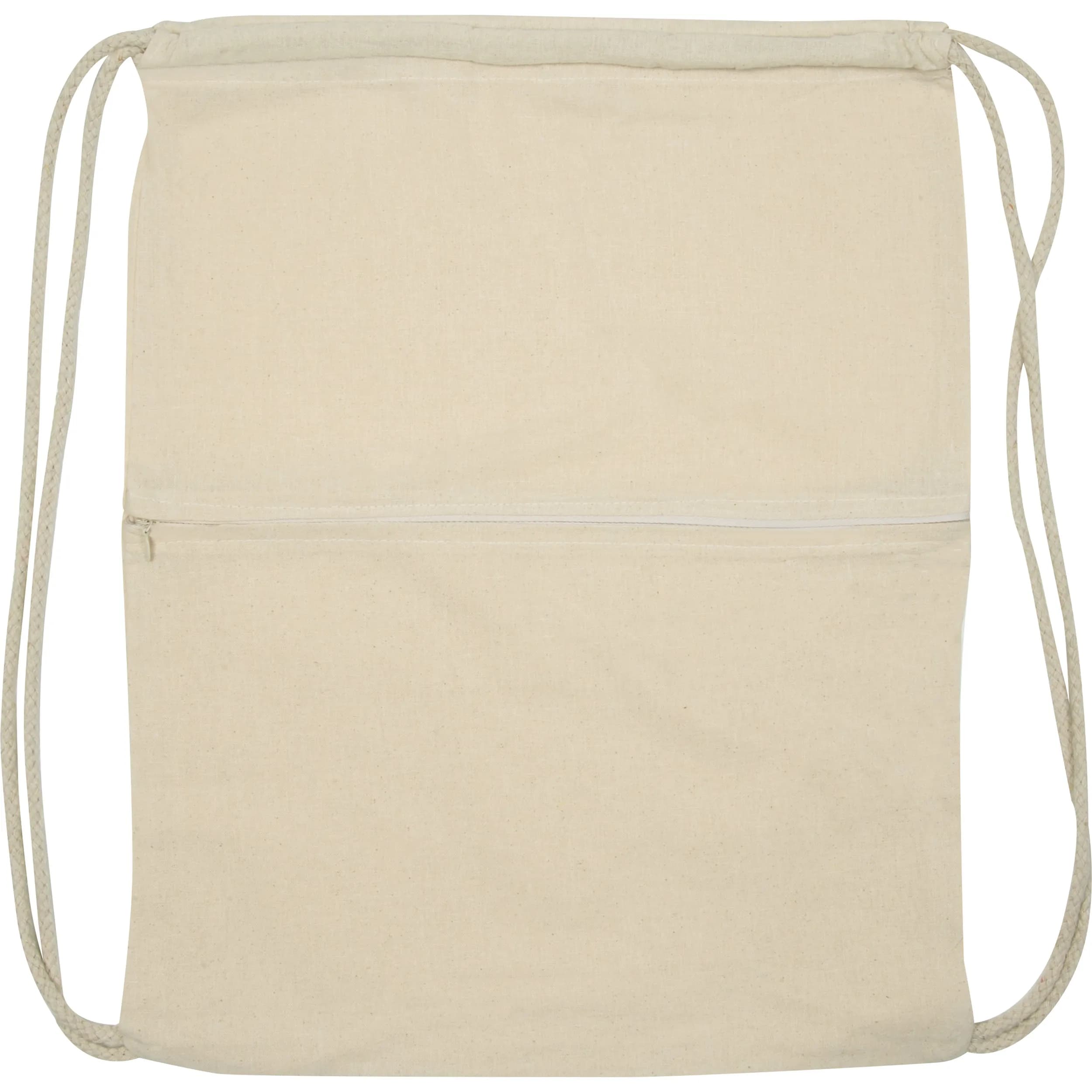 Gymbag aus Baumwolle KINGA - weiss