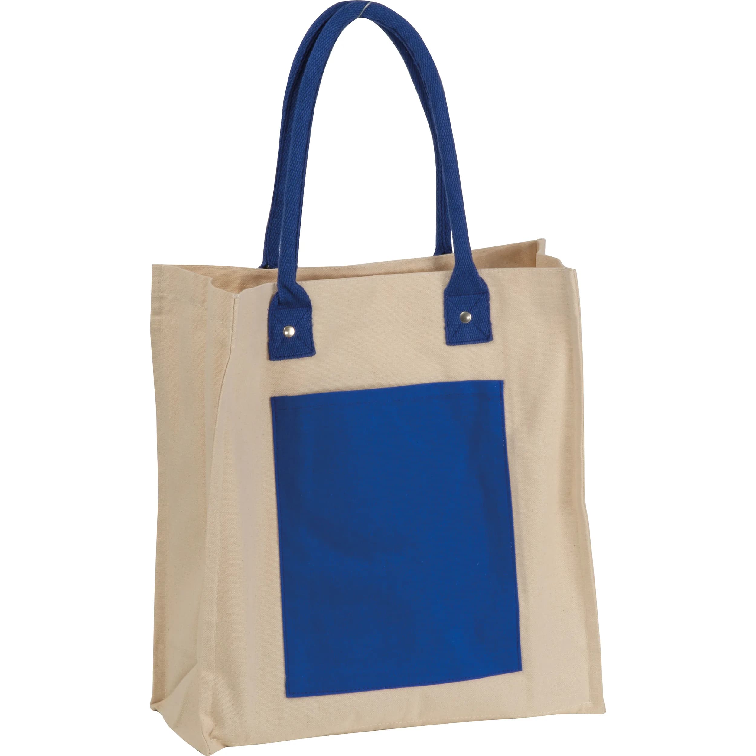 Canvas Shopper mit langen Henkeln RODOLFO - blau