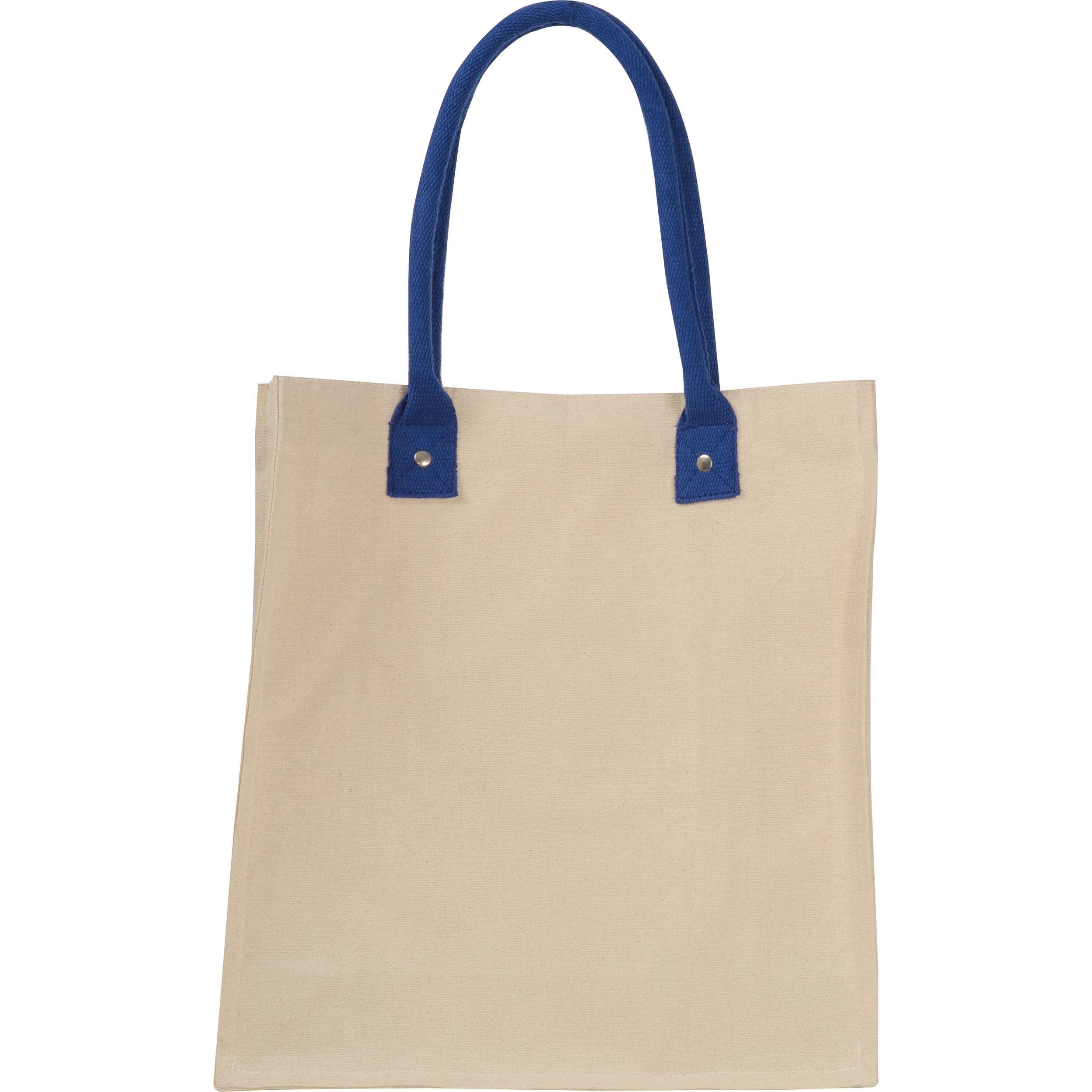 Canvas Shopper mit langen Henkeln RODOLFO - blau