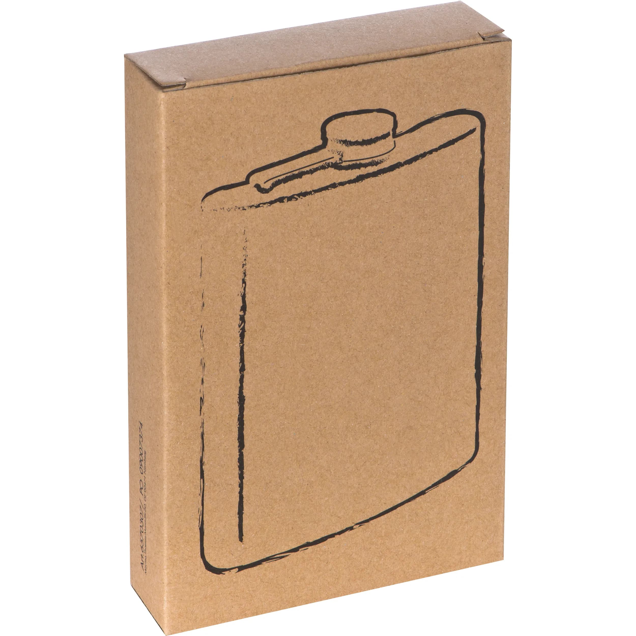 Flachmann aus Edelstahl, 237ml BELLA - grau