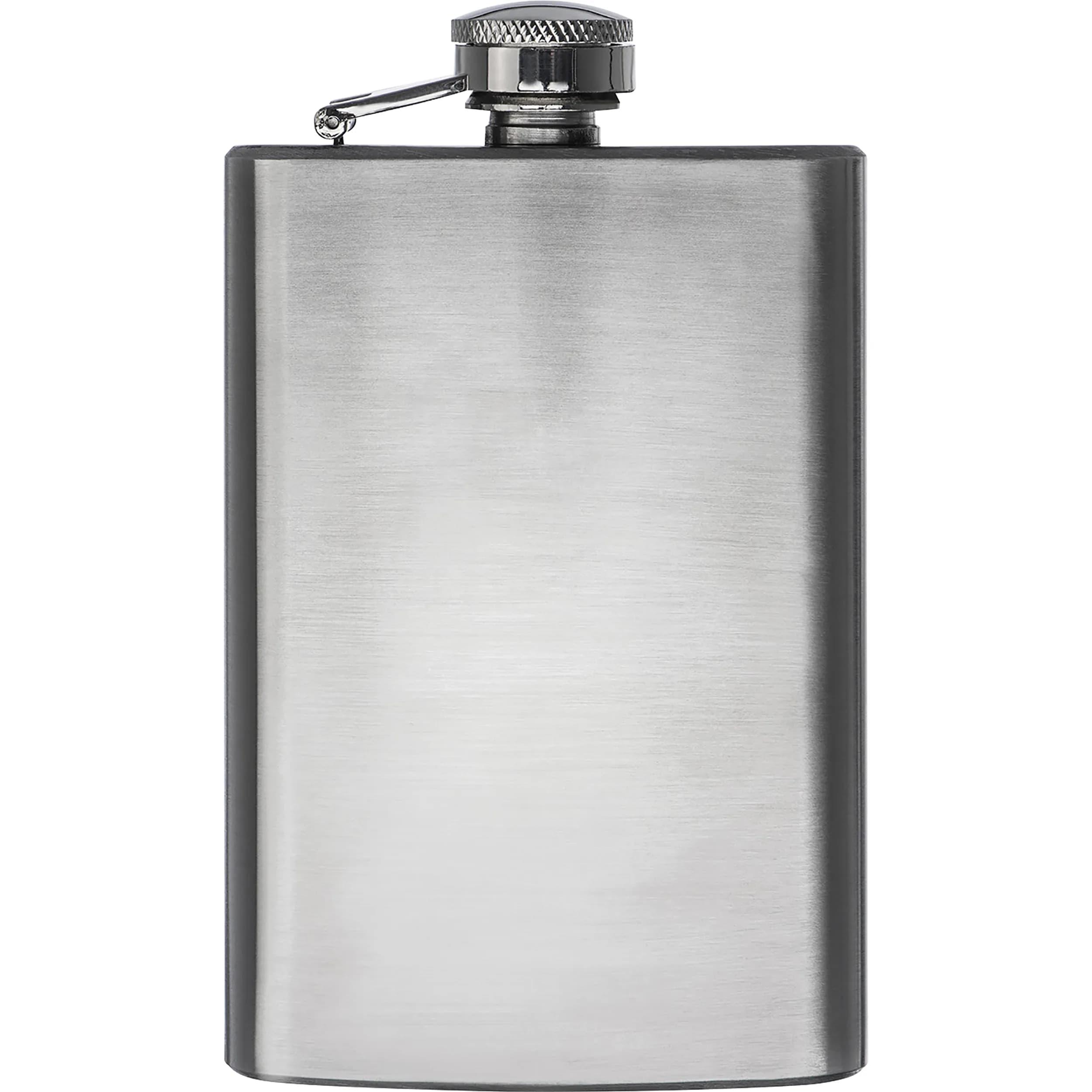 Flachmann aus Edelstahl, 104ml PERCY - grau