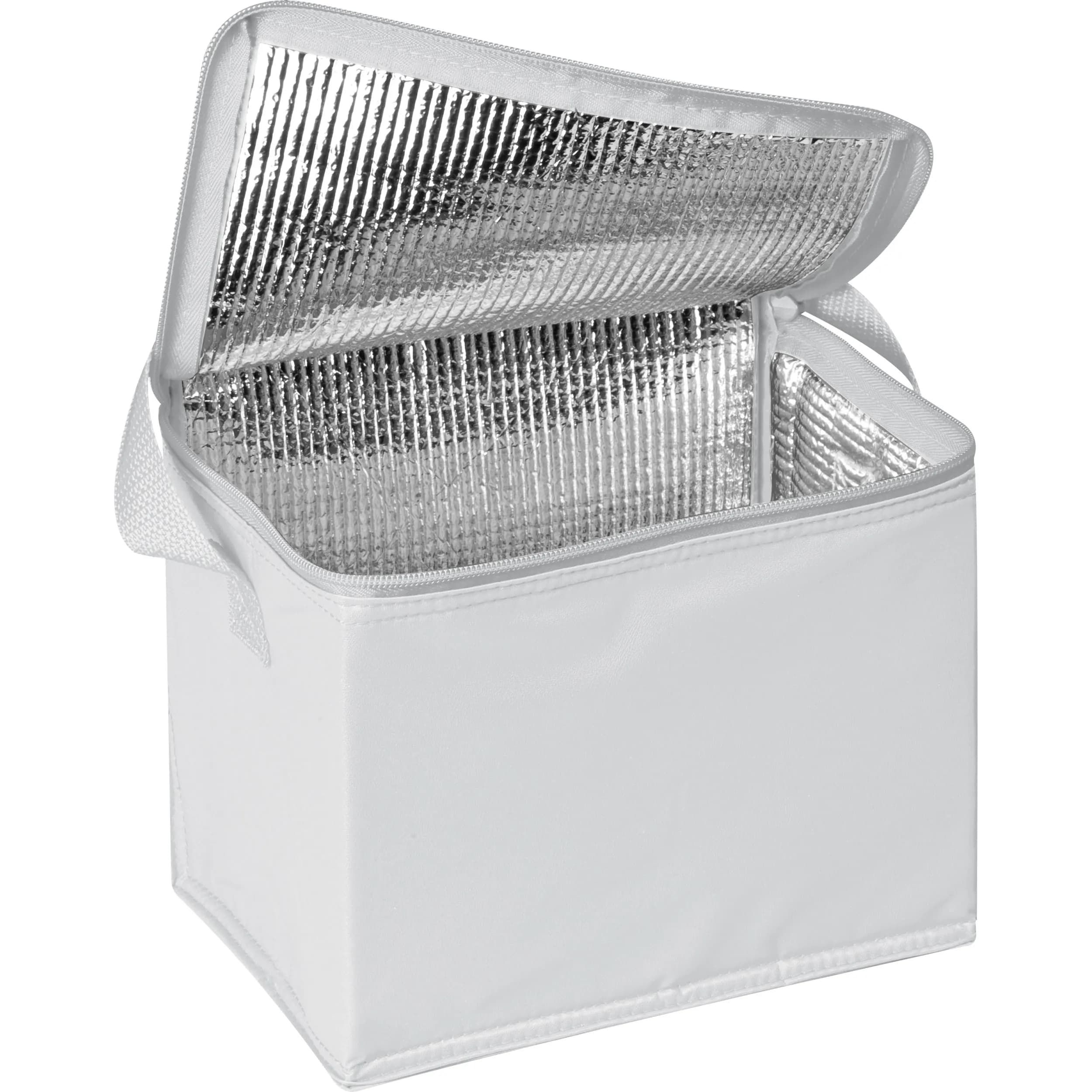 Kühltasche für 6 Dosen à 0,5l HONORATA - weiss