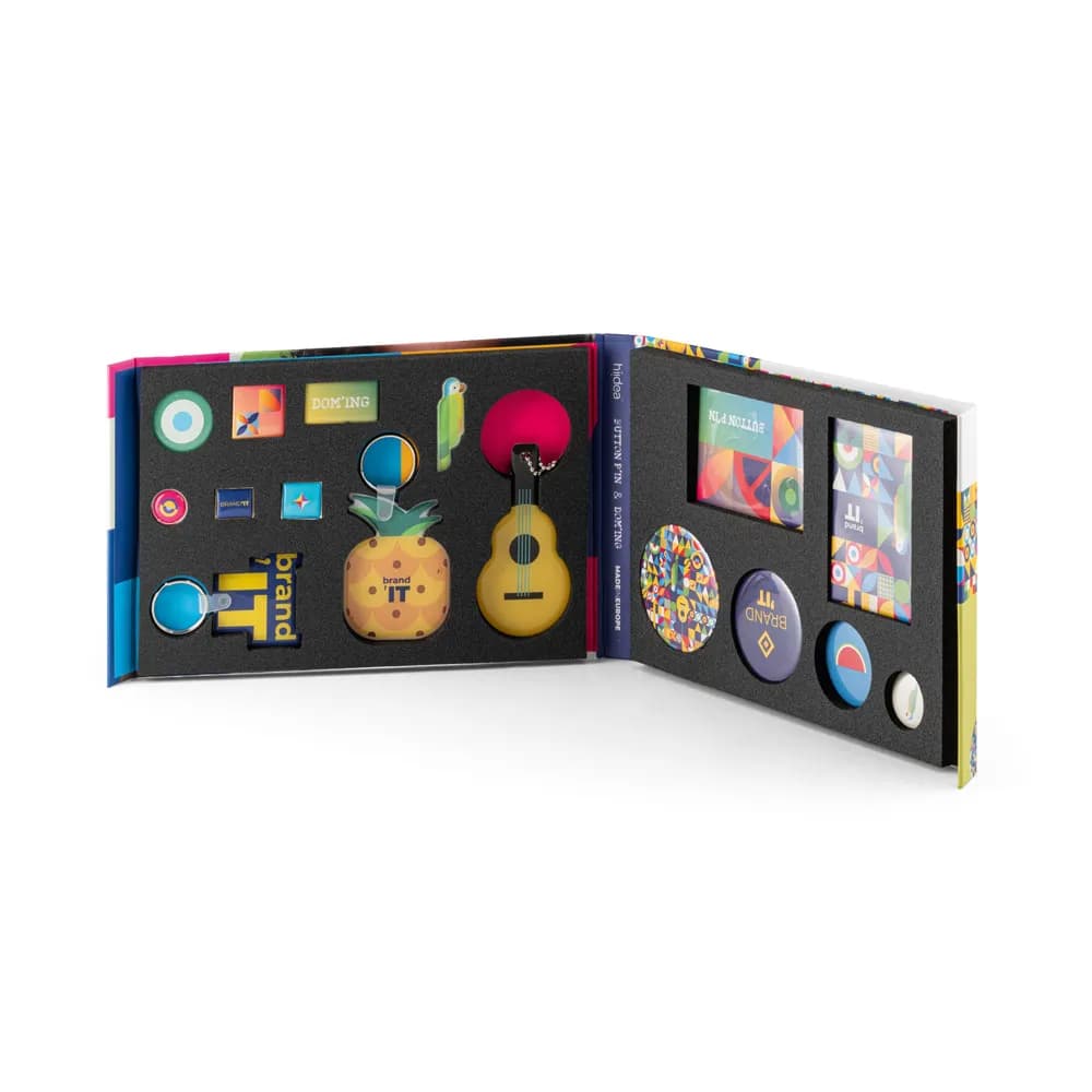 Mustermappe 2 in 1 Pin und Doming - PIN & DOMING SHOWCASE - Gemischt