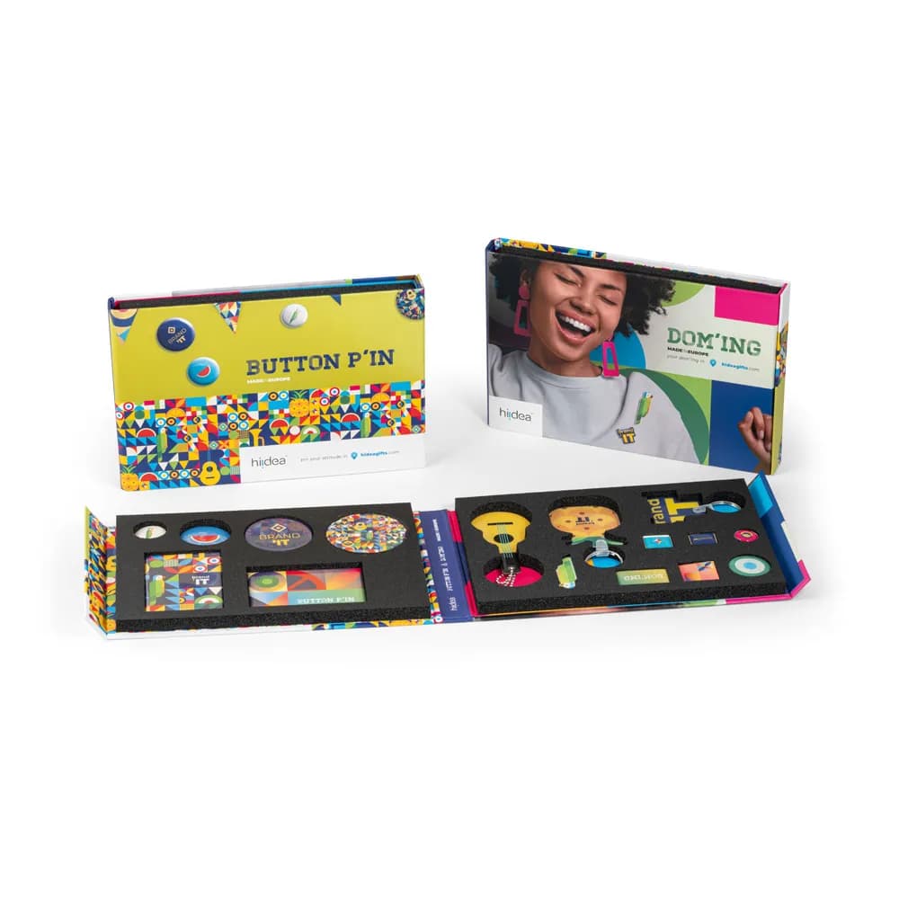 Mustermappe 2 in 1 Pin und Doming - PIN & DOMING SHOWCASE - Gemischt