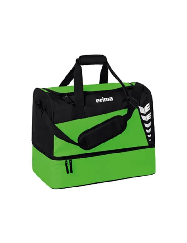 SIX WINGS Sporttasche mit Bodenfach - green/schwarz