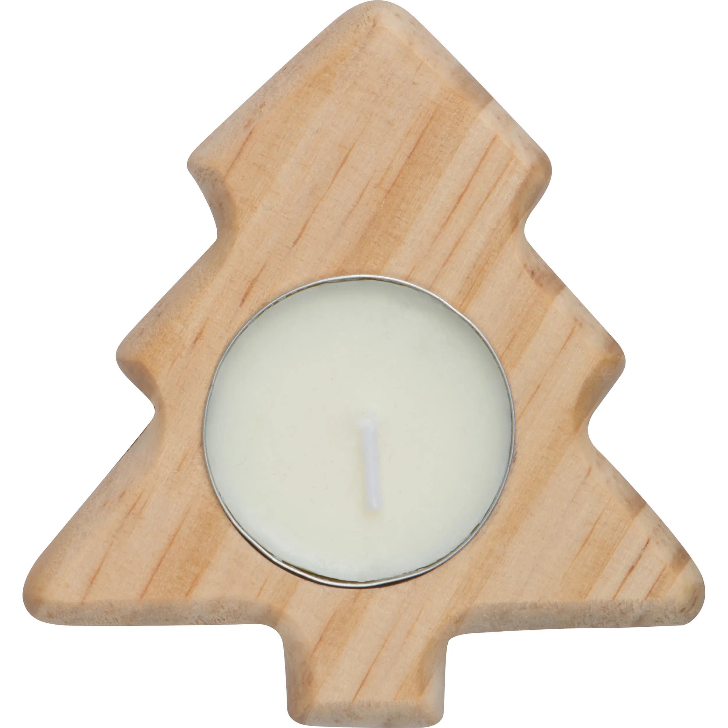 Teelichthalter aus Holz BALTASAR - beige