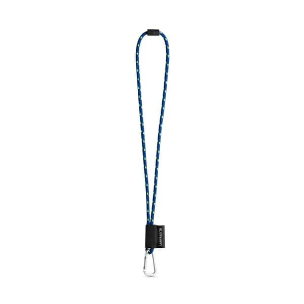 SET Lanyard NAUTIC Long (Ø 7 mm) mit 55 mm D-förmigem Karabiner und Ø 7 mm Sicherheitsverschluss - 75091 - 303 - Blau