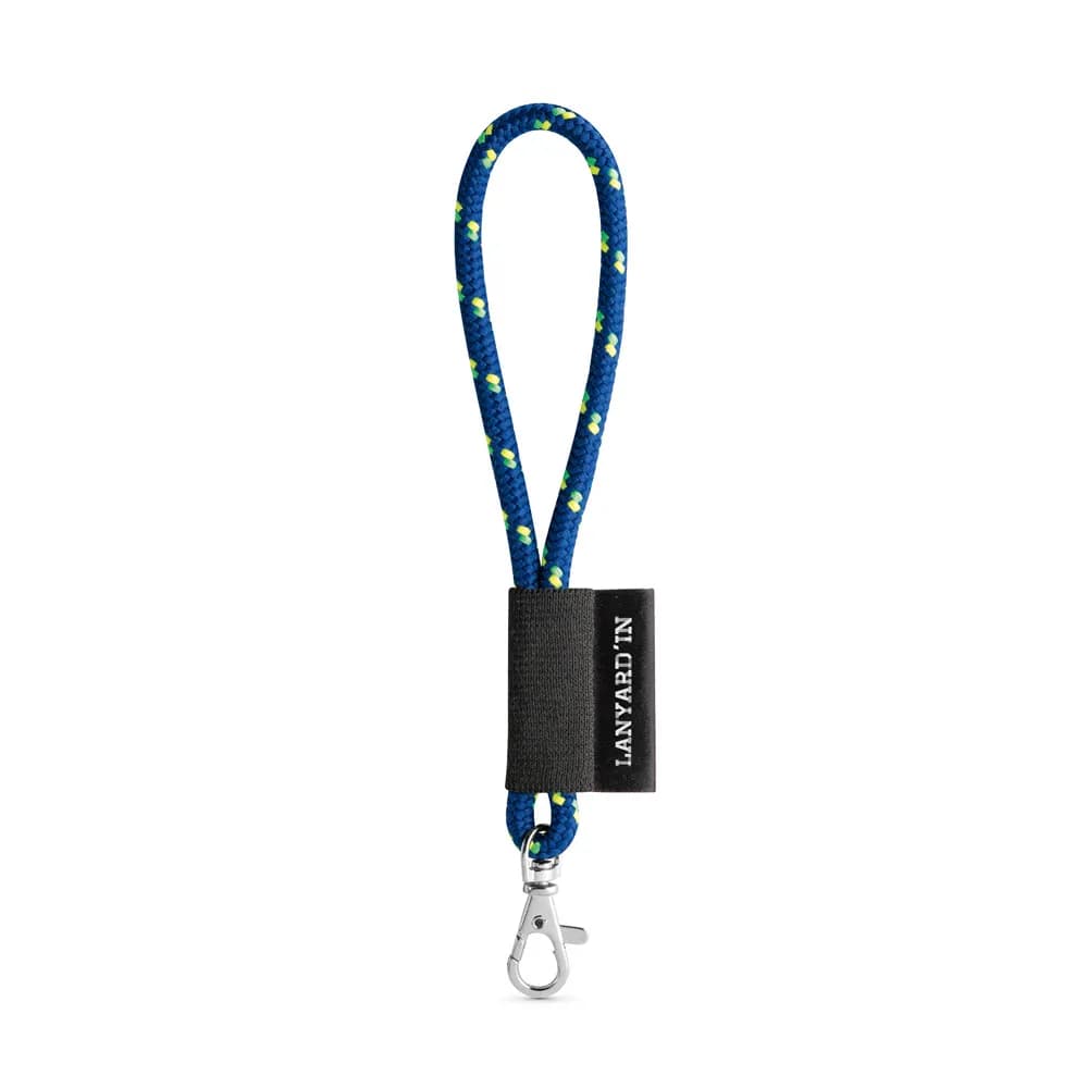 Lanyard NAUTIC Short (Ø 7 mm) Set mit 9 mm Schnappkarabiner - 75092 - 303 - Blau