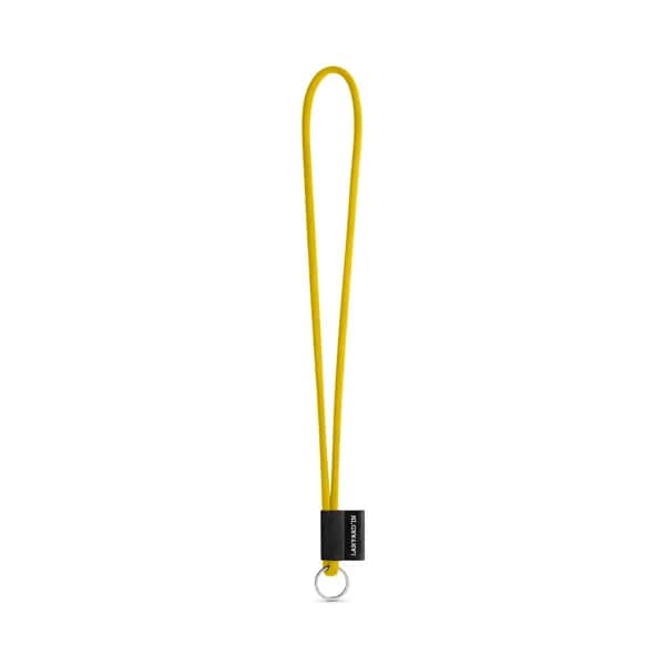 SET Lanyard TUBE Lang (Ø 7 mm) mit Ring Ø 32 mm - 75093 - 310 - Gelb