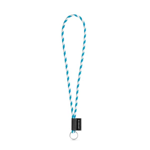 SET Lanyard TUBE Lang (Ø 7 mm) mit Ring Ø 32 mm - 75093 - Weiß