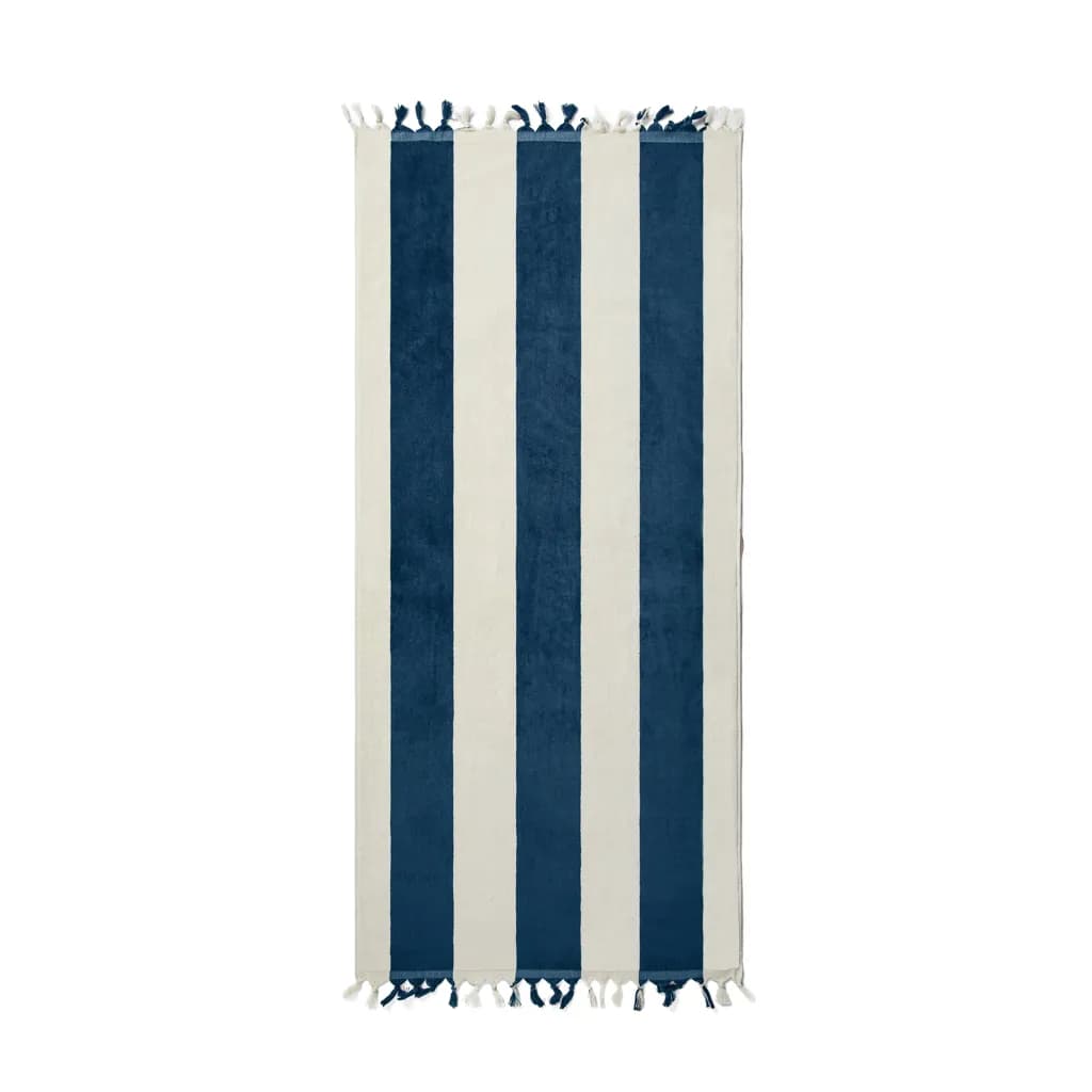 VINGA Valmer Strandtuch 450gr/m² - navy blau