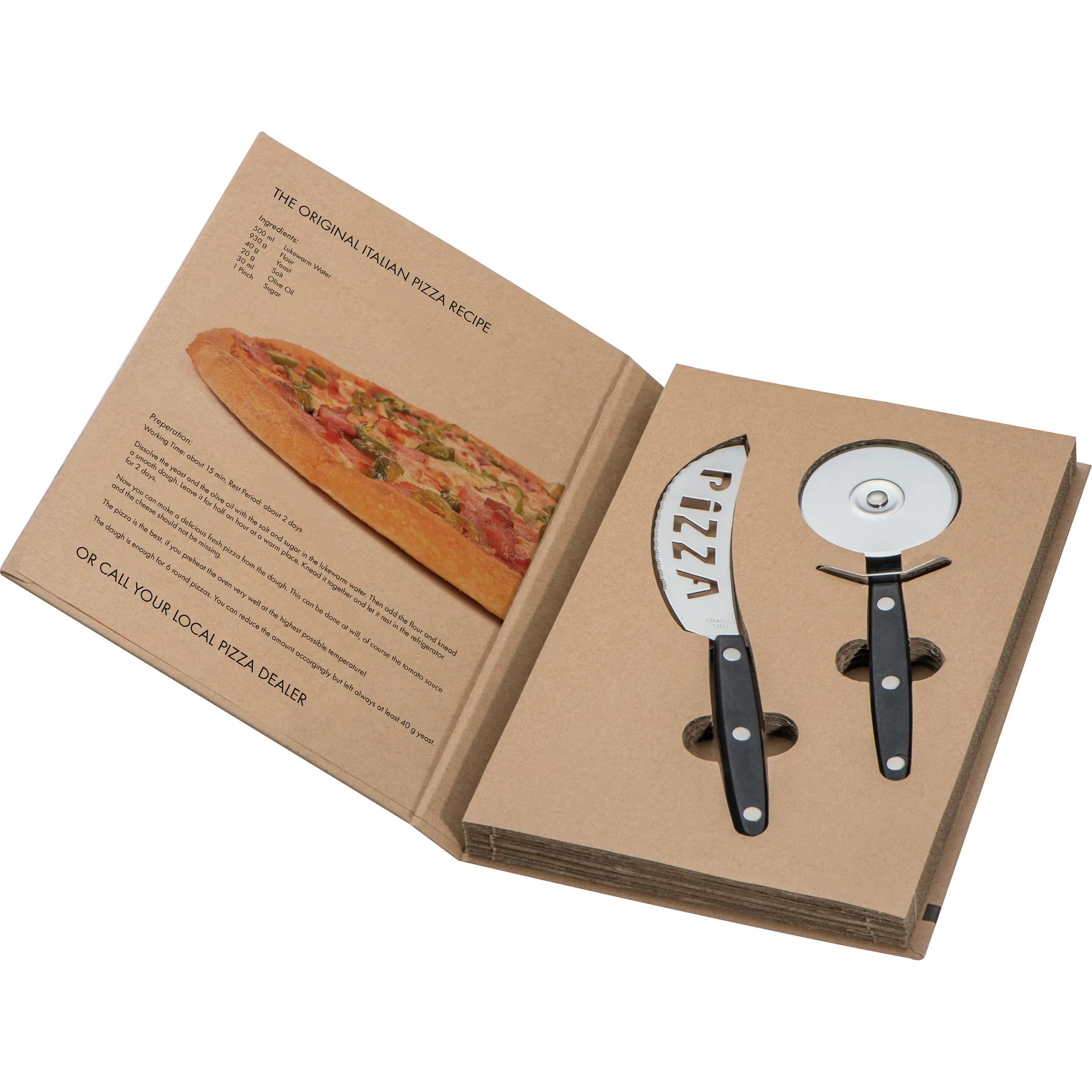 2 teiliges Pizza Set FELICIA - schwarz
