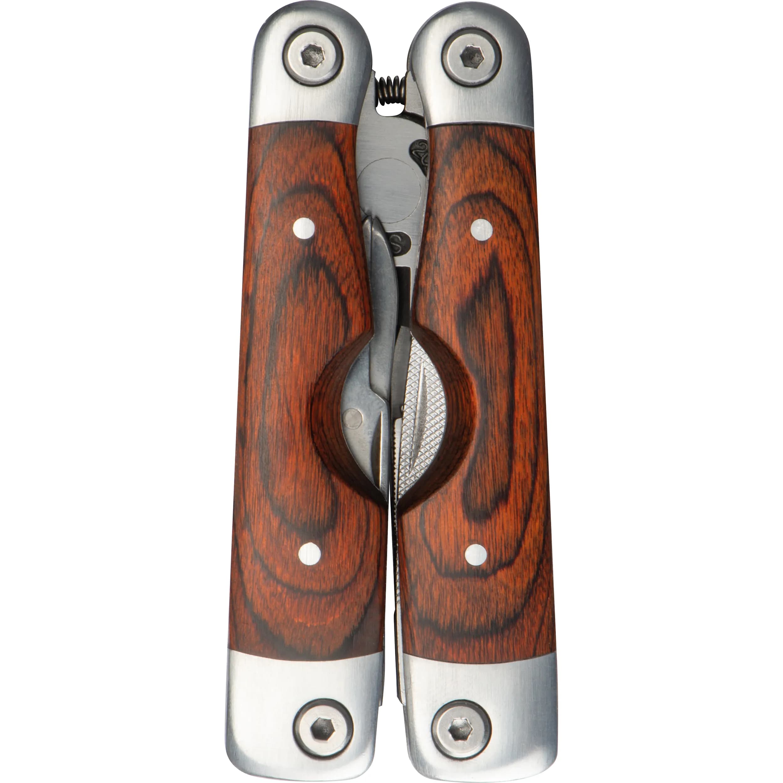 Multifunktionswerkzeug aus Edelstahl WENDY - braun