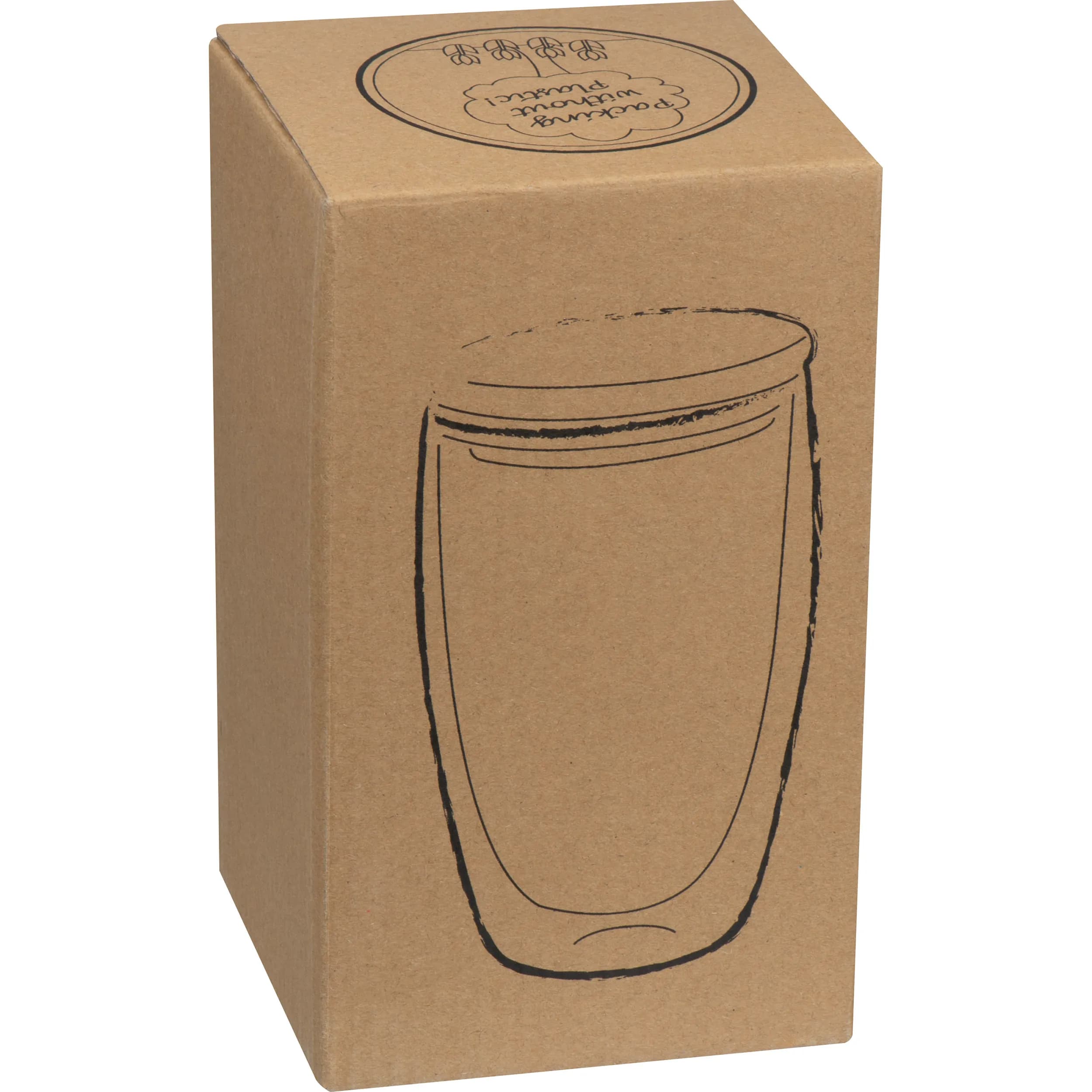 Doppelwandiger Glasbecher ARNOLD - transparent