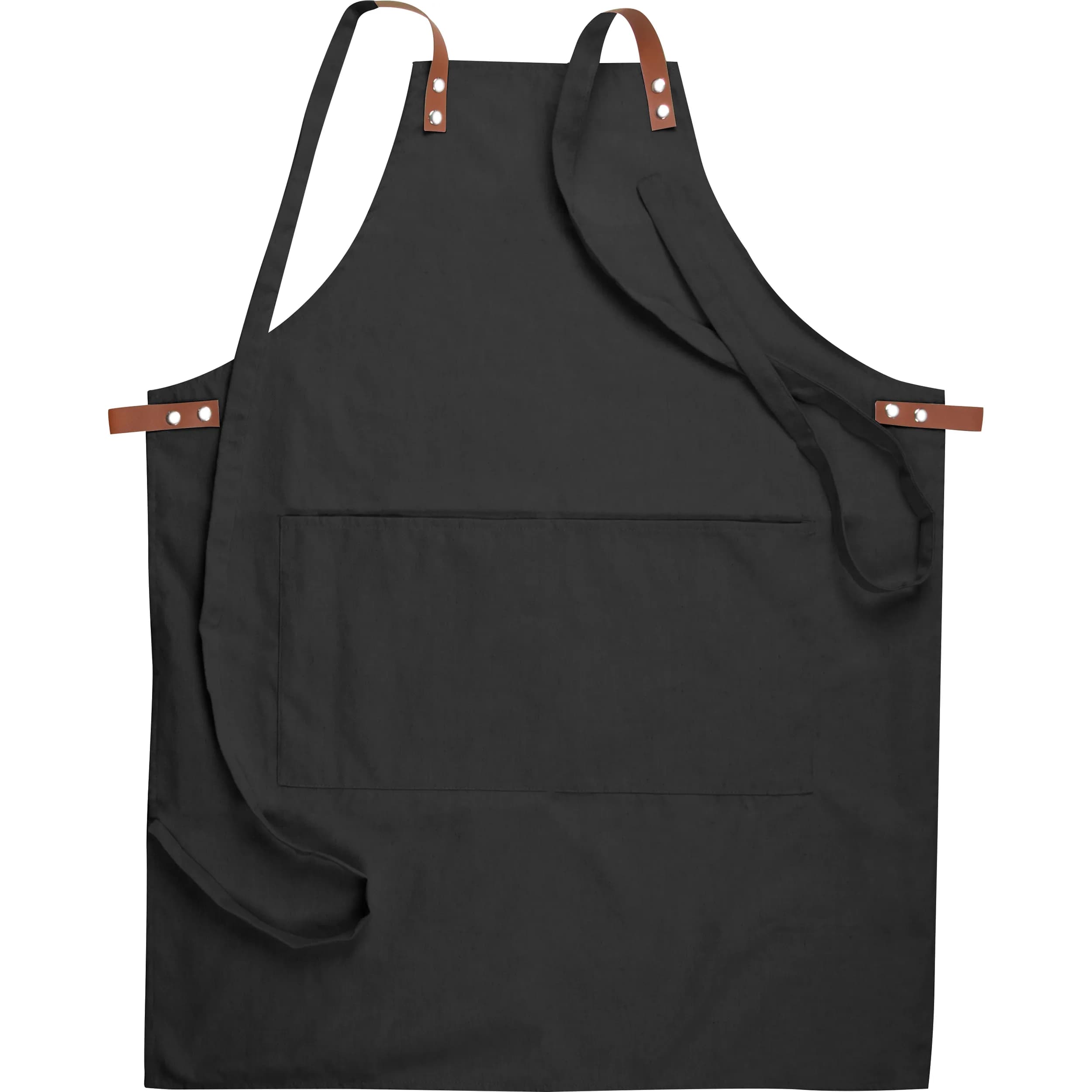 Hochwertige Schürze SHANE - schwarz