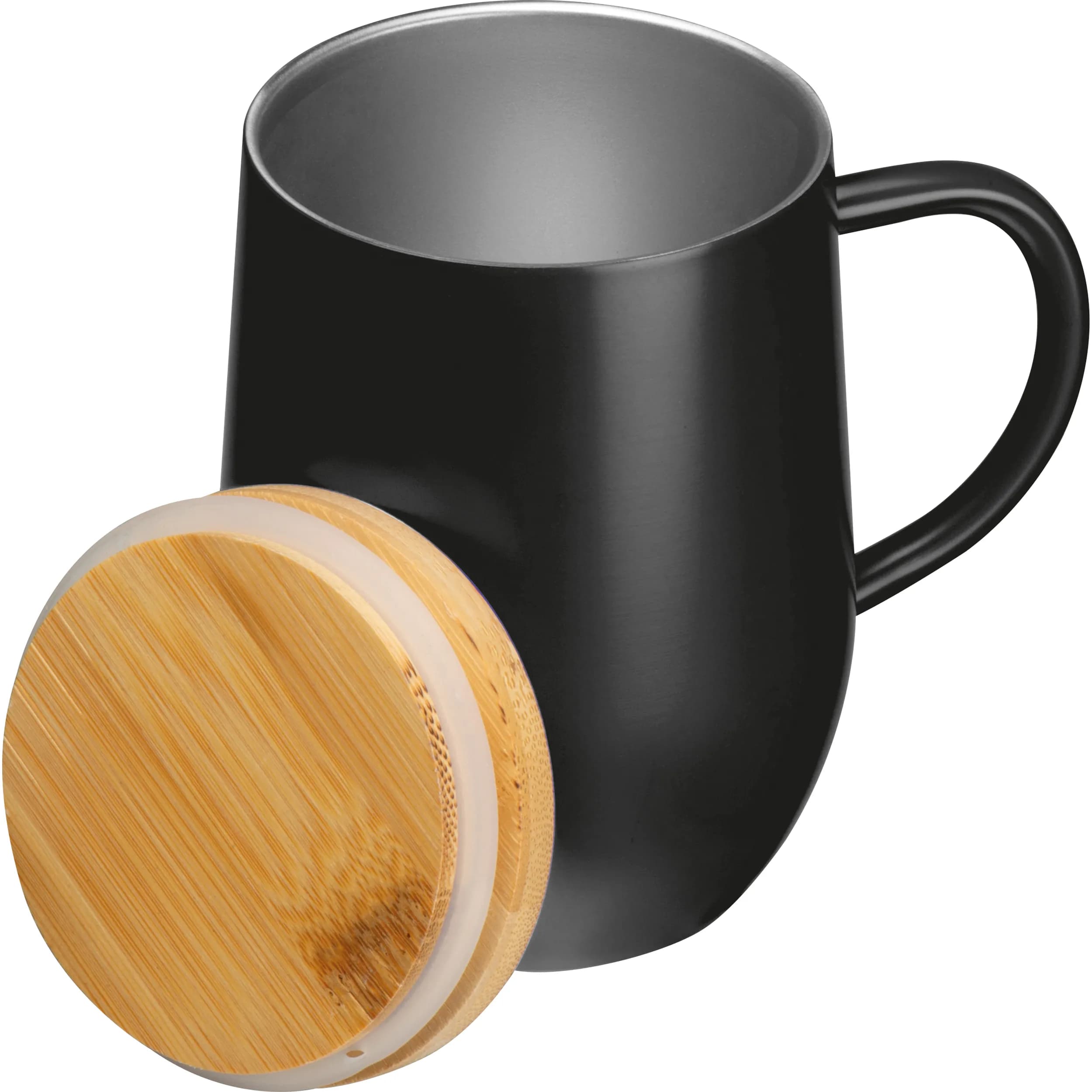Doppelwandige Tasse, 300 ml JOHN - schwarz